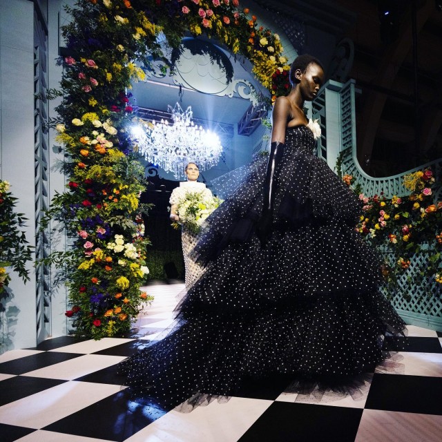 @richardquinn show during #lfw @londonfashionweek #mywork #runway #londonfashionweek #richardquinn